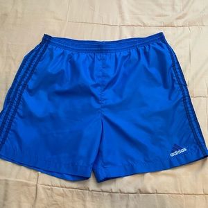 Men’s dark blue Adidas vintage swimming trunks